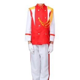 Large supply of high school marching band group suits fashion design red suit drummer suit suit flag raiser suit garment factory SKFRS010 Large supply of high school marching band group suits fashion design red suit drummer suit suit flag raiser suit garment factory SKFRS010